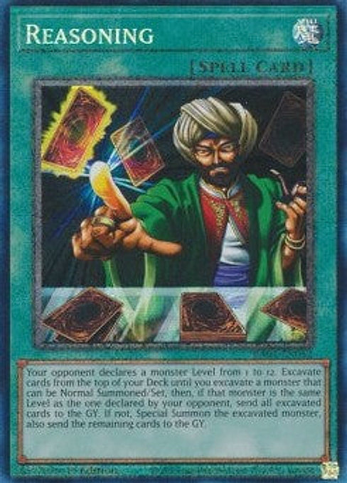 Reasoning — 25th Anniversary Rarity Collection (RA01-052) Yu-Gi-Oh! card Imagen principal del producto