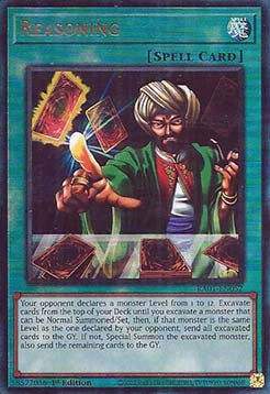 Reasoning (V.7 - Ultimate Rare) - 25th Anniversary Rarity Collection (Ultimate Rare) [RA01-052] Immagine principale del prodotto