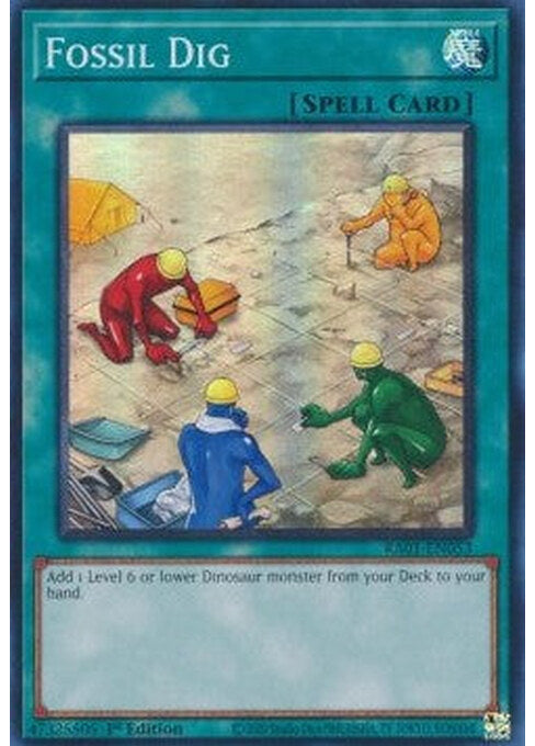 Fossil Dig — 25th Anniversary Rarity Collection (RA01-053) Yu-Gi-Oh! card Hoofdafbeelding
