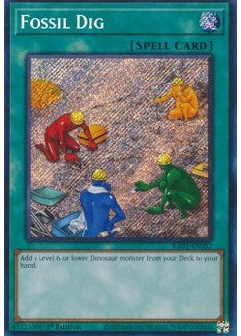 Fossil Dig — 25th Anniversary Rarity Collection (RA01-053) Yu-Gi-Oh! card Hoofdafbeelding