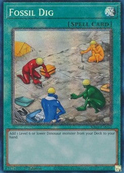 Fossil Dig — 25th Anniversary Rarity Collection (RA01-053) Yu-Gi-Oh! card Imagen principal del producto