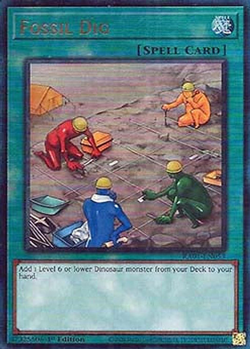 Fossil Dig — 25th Anniversary Rarity Collection (RA01-053) Yu-Gi-Oh! card Imagen principal del producto