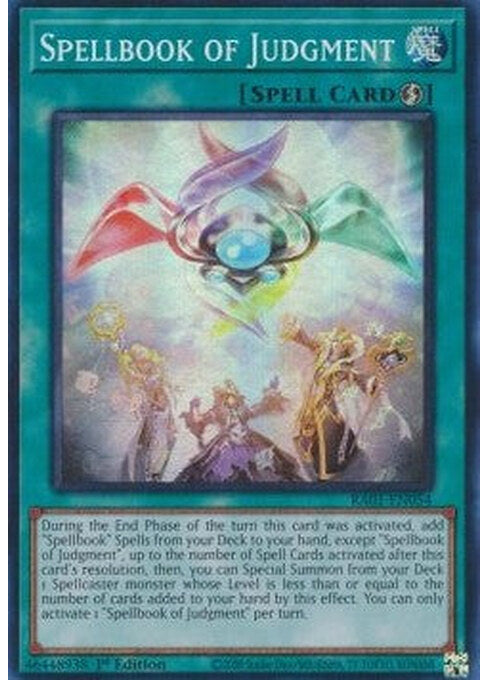 Spellbook of Judgment — 25th Anniversary Rarity Collection (RA01-054) Yu-Gi-Oh! card Main image