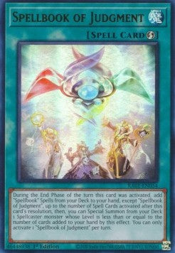 Spellbook of Judgment (V.2 - Ultra Rare) - 25th Anniversary Rarity Collection (Ultra Rare) [RA01-054] Hoofdafbeelding