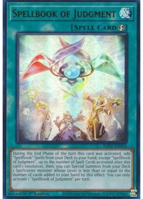 Spellbook of Judgment — 25th Anniversary Rarity Collection (RA01-054) Yu-Gi-Oh! card Image principale du produit