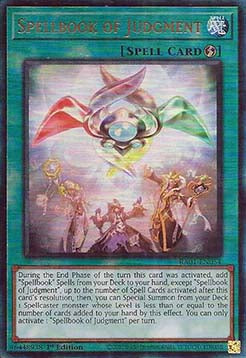 Spellbook of Judgment (V.7 - Ultimate Rare) - 25th Anniversary Rarity Collection (Ultimate Rare) [RA01-054] Hover Image