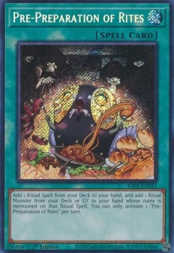 Pre-Preparation of Rites (V.3 - Secret Rare) - 25th Anniversary Rarity Collection (Secret Rare) [RA01-055] Hoofdafbeelding
