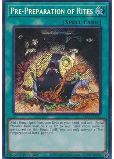 Pre-Preparation of Rites — 25th Anniversary Rarity Collection (RA01-055) Yu-Gi-Oh! card Main image