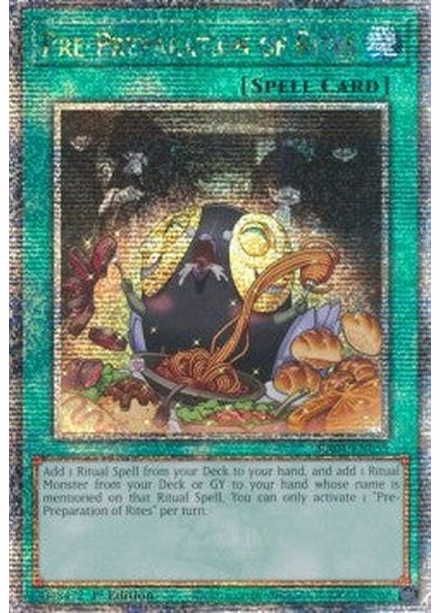 Pre-Preparation of Rites — 25th Anniversary Rarity Collection (RA01-055) Yu-Gi-Oh! card Main image