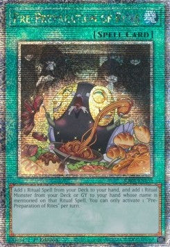 Pre-Preparation of Rites (V.5 - Quarter Century Secret Rare) - 25th Anniversary Rarity Collection (Quarter Century Secret Rare) [RA01-055] Hover Image