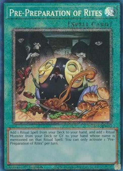 Pre-Preparation of Rites — 25th Anniversary Rarity Collection (RA01-055) Yu-Gi-Oh! card Imagen principal del producto