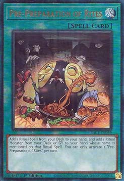 Pre-Preparation of Rites (V.7 - Ultimate Rare) - 25th Anniversary Rarity Collection (Ultimate Rare) [RA01-055] Hauptbild
