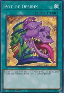Pot of Desires (V.1 - Super Rare) - 25th Anniversary Rarity Collection (Super Rare) [RA01-056] Imagen principal del producto