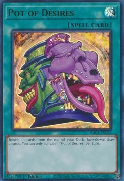 Pot of Desires (V.2 - Ultra Rare) - 25th Anniversary Rarity Collection (Ultra Rare) [RA01-056] Hover Image