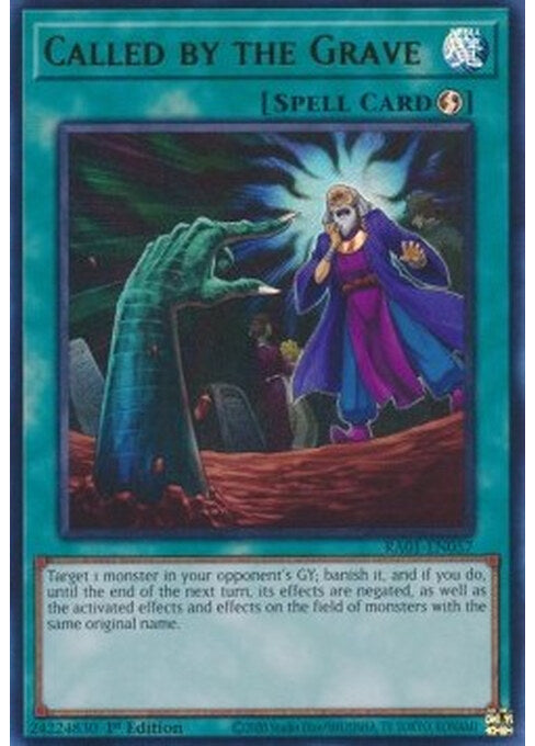 Called by the Grave — 25th Anniversary Rarity Collection (RA01-057) Yu-Gi-Oh! card Main image