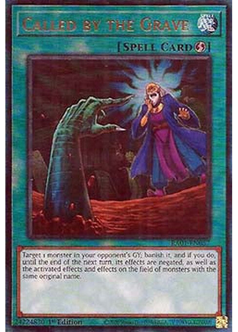 Called by the Grave — 25th Anniversary Rarity Collection (RA01-057) Yu-Gi-Oh! card Main image