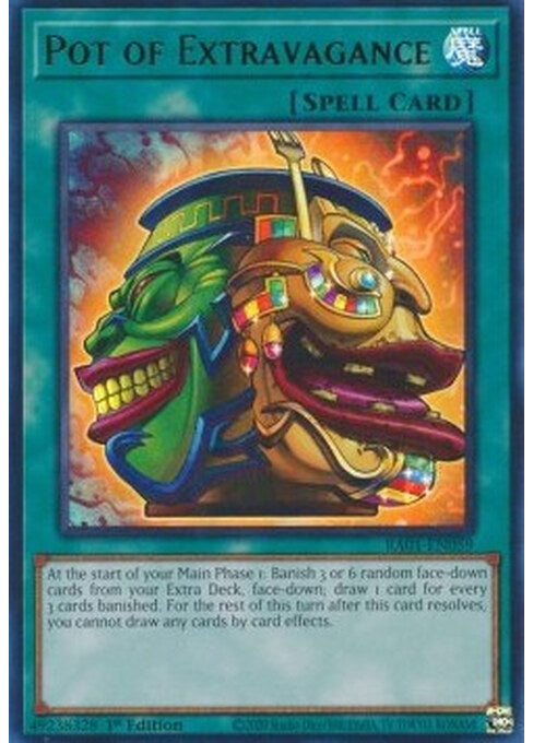 Pot of Extravagance — 25th Anniversary Rarity Collection (RA01-059) Yu-Gi-Oh! card Main image