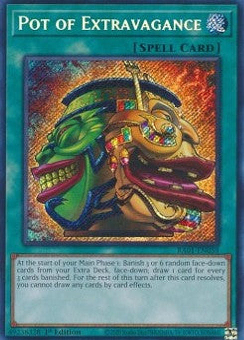 Pot of Extravagance — 25th Anniversary Rarity Collection (RA01-059) Yu-Gi-Oh! card Hoofdafbeelding