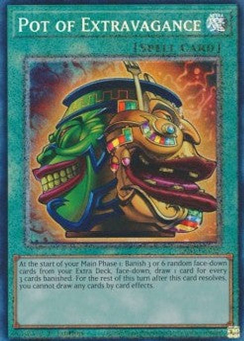 Pot of Extravagance — 25th Anniversary Rarity Collection (RA01-059) Yu-Gi-Oh! card Hoofdafbeelding