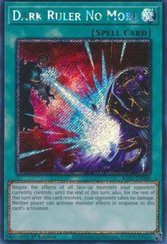 Dark Ruler No More (V.4 - Platinum Secret Rare) - 25th Anniversary Rarity Collection (Platinum Secret Rare) [RA01-060] Hauptbild