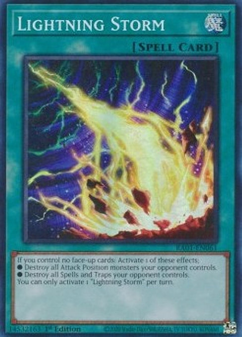 Lightning Storm — 25th Anniversary Rarity Collection (RA01-061) Yu-Gi-Oh! card Main image