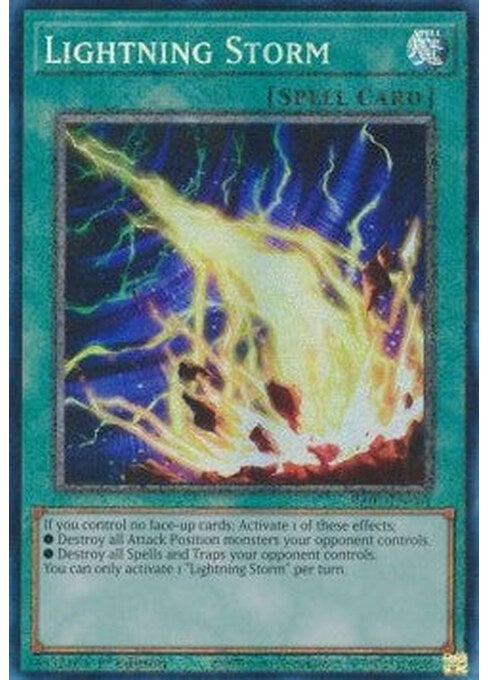 Lightning Storm — 25th Anniversary Rarity Collection (RA01-061) Yu-Gi-Oh! card Main image
