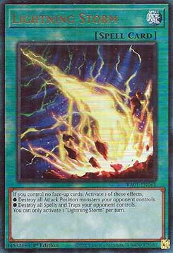 Lightning Storm (V.7 - Ultimate Rare) - 25th Anniversary Rarity Collection (Ultimate Rare) [RA01-061] Hoofdafbeelding