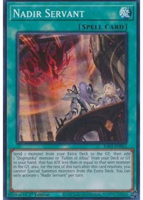 Nadir Servant — 25th Anniversary Rarity Collection (RA01-062) Yu-Gi-Oh! card Main image