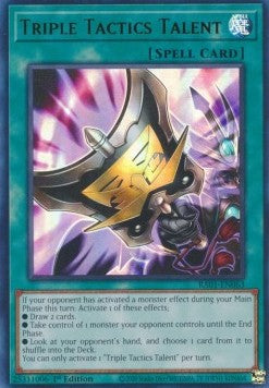 Triple Tactics Talent (V.2 - Ultra Rare) - 25th Anniversary Rarity Collection (Ultra Rare) [RA01-063] Main image