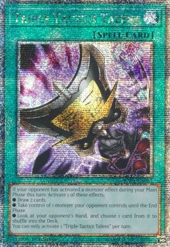 Triple Tactics Talent (V.5 - Quarter Century Secret Rare) - 25th Anniversary Rarity Collection (Quarter Century Secret Rare) [RA01-063] Main image