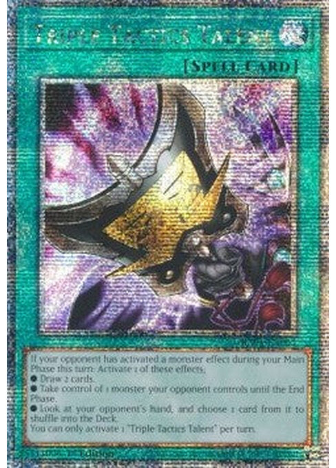 Triple Tactics Talent — 25th Anniversary Rarity Collection (RA01-063) Yu-Gi-Oh! card Image principale du produit
