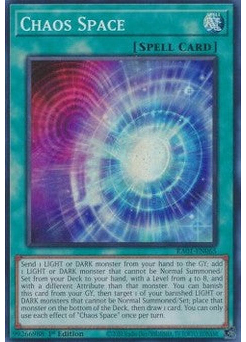 Chaos Space — 25th Anniversary Rarity Collection (RA01-065) Yu-Gi-Oh! card Main image