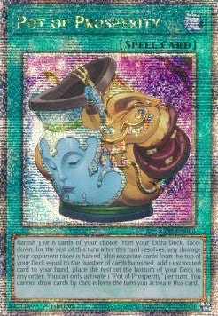 Pot of Prosperity (V.5 - Quarter Century Secret Rare) - 25th Anniversary Rarity Collection (Quarter Century Secret Rare) [RA01-066] Imagen principal del producto