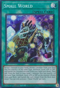 Small World (V.1 - Super Rare) - 25th Anniversary Rarity Collection (Super Rare) [RA01-067] Immagine principale del prodotto