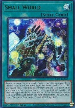 Small World (V.2 - Ultra Rare) - 25th Anniversary Rarity Collection (Ultra Rare) [RA01-067] Hauptbild