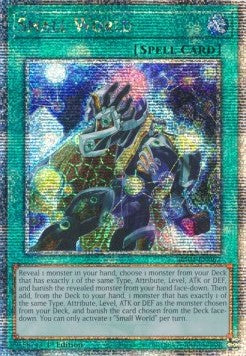 Small World (V.5 - Quarter Century Secret Rare) - 25th Anniversary Rarity Collection (Quarter Century Secret Rare) [RA01-067] Imagen principal del producto