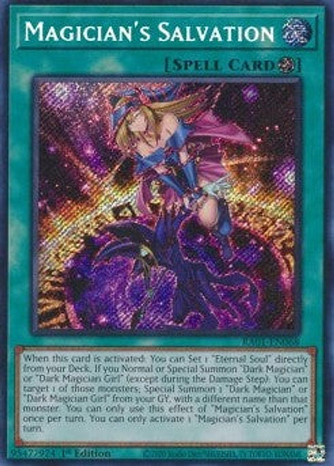 Magician's Salvation — 25th Anniversary Rarity Collection (RA01-068) Yu-Gi-Oh! card Main image