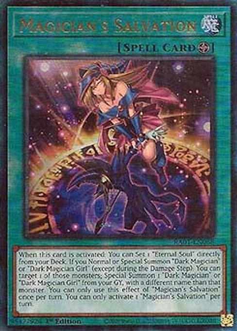 Magician's Salvation — 25th Anniversary Rarity Collection (RA01-068) Yu-Gi-Oh! card Main image