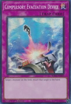 Compulsory Evacuation Device (V.1 - Super Rare) - 25th Anniversary Rarity Collection (Super Rare) [RA01-069] Hoofdafbeelding