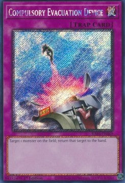 Compulsory Evacuation Device (V.4 - Platinum Secret Rare) - 25th Anniversary Rarity Collection (Platinum Secret Rare) [RA01-069] Immagine principale del prodotto