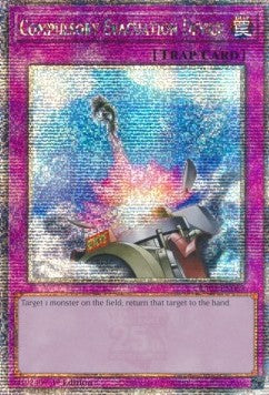 Compulsory Evacuation Device (V.5 - Quarter Century Secret Rare) - 25th Anniversary Rarity Collection (Quarter Century Secret Rare) [RA01-069] Imagen principal del producto