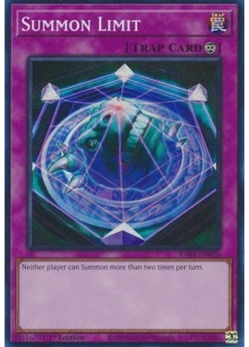 Summon Limit — 25th Anniversary Rarity Collection (RA01-070) Yu-Gi-Oh! card Image principale du produit