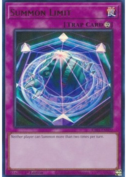 Summon Limit — 25th Anniversary Rarity Collection (RA01-070) Yu-Gi-Oh! card Image principale du produit