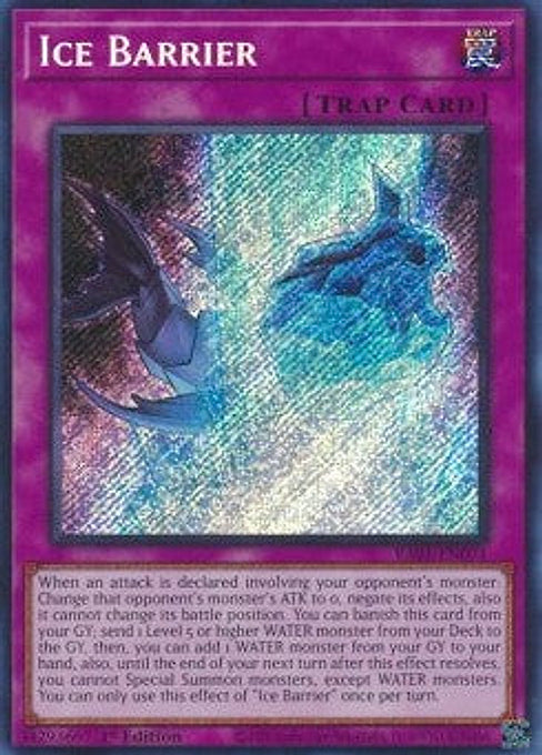 Ice Barrier — 25th Anniversary Rarity Collection (RA01-071) Yu-Gi-Oh! card Image principale du produit