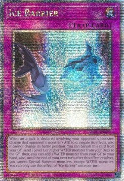 Ice Barrier (V.5 - Quarter Century Secret Rare) - 25th Anniversary Rarity Collection (Quarter Century Secret Rare) [RA01-071] Hover Image