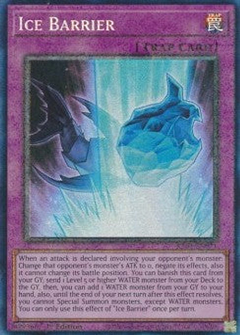 Ice Barrier — 25th Anniversary Rarity Collection (RA01-071) Yu-Gi-Oh! card Image principale du produit