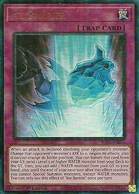 Ice Barrier — 25th Anniversary Rarity Collection (RA01-071) Yu-Gi-Oh! card Image principale du produit