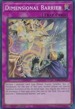 Dimensional Barrier (V.1 - Super Rare) - 25th Anniversary Rarity Collection (Super Rare) [RA01-072] Immagine principale del prodotto