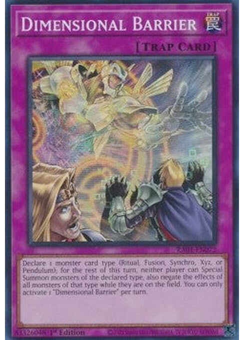 Dimensional Barrier — 25th Anniversary Rarity Collection (RA01-072) Yu-Gi-Oh! card Image principale du produit