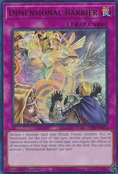 Dimensional Barrier (V.2 - Ultra Rare) - 25th Anniversary Rarity Collection (Ultra Rare) [RA01-072] Hover Image